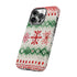 Icelandic Watercolor inspired by Christmas Sweaters - Impact Resistant Phone Case